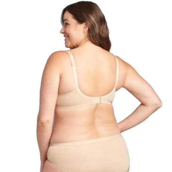 Lane Bryant Cacique Bra Smooth Boost Plunge Plus Size 44DDD Cafe Mocha - Picture 3 of 10